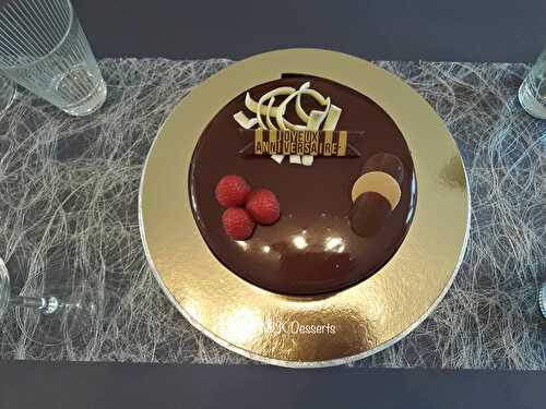 Entremet tout chocolat