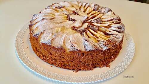 Gâteau moelleux au yaourt aux pommes