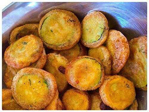 BEIGNETS DE COURGETTES  SANS GLUTEN