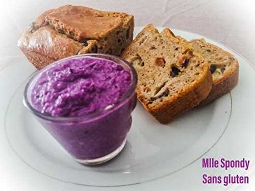 TARTINADE de chou rouge et mon CAKE sans gluten et sans lactose