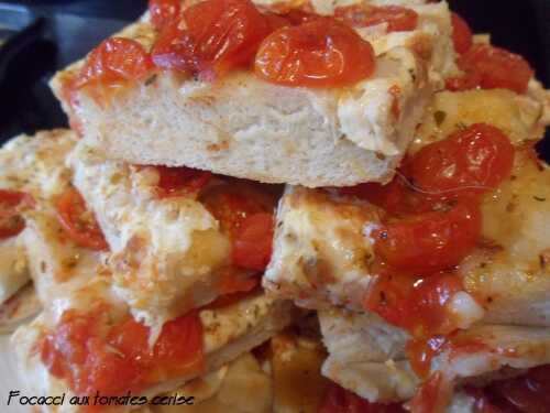 Focaccia aux tomates cerises