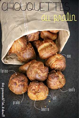 CHOUQUETTES AU PRALIN