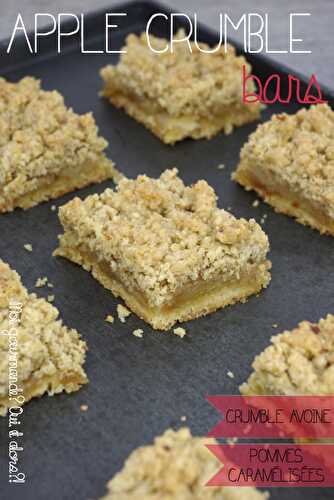 APPLE CRUMBLE BARS