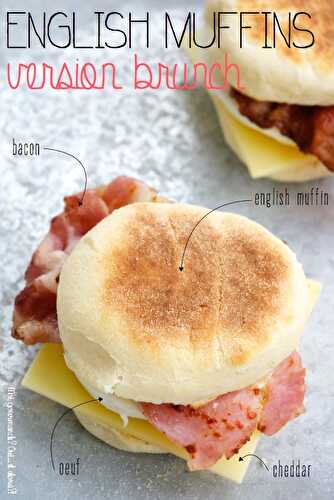 ENGLISH MUFFINS VERSION BRUNCH