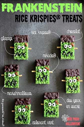 FRANKENSTEIN RICE KRISPIES® TREATS