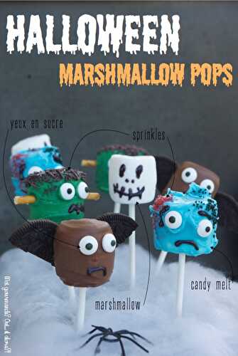 HALLOWEEN MARSHMALLOW POPS