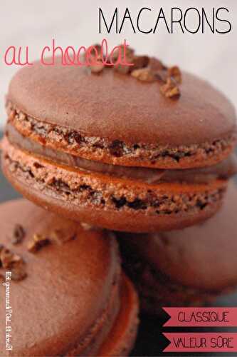 MACARONS AU CHOCOLAT