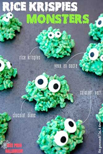 RICE KRISPIES MONSTERS