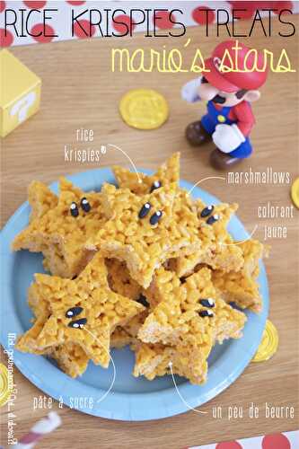 RICE KRISPIES TREATS MARIO’S STARS