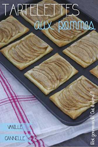 TARTELETTES AUX POMMES BEURRE VANILLE ET CANNELLE