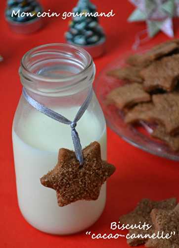 Biscuits "cacao-cannelle"