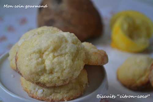 Biscuits "citron-coco"
