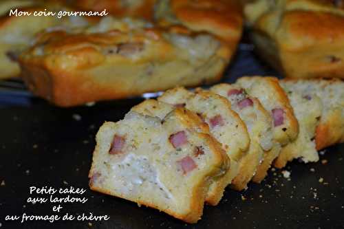 Cake aux lardons et au fromage de chèvre