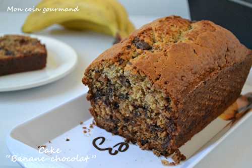 Cake "banane-chocolat"