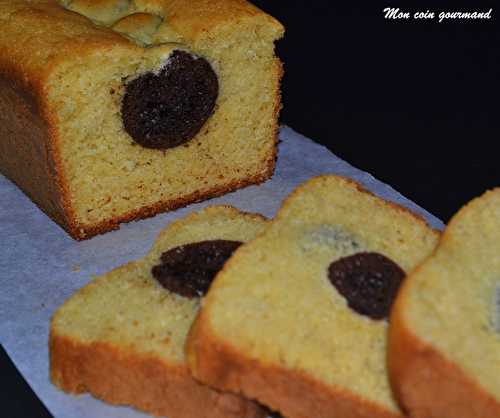 Cake vanille et son cœur chocolat "Mini's de Ker Cadélac"