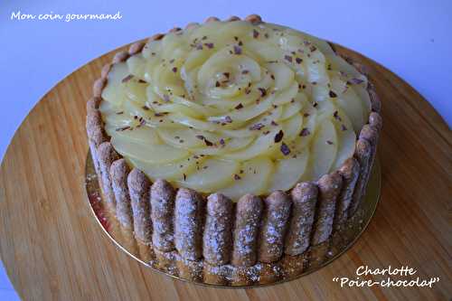 Charlotte "Poire-chocolat"