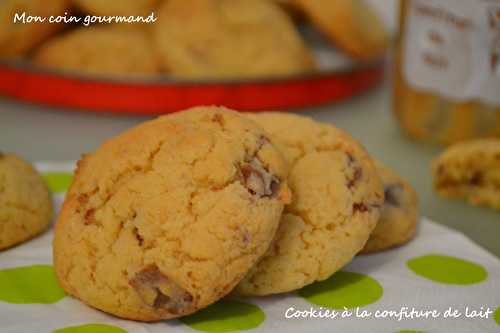 Cookies à la confiture de lait