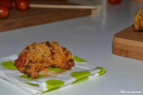 Cookies au chorizo et aux tomates