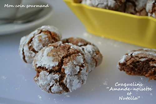 Craquelins "Amande-noisette" et Nutella