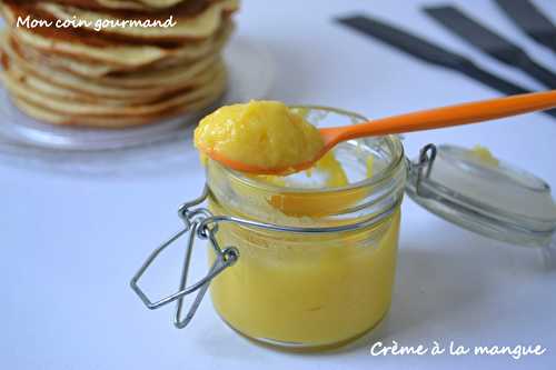 Crème ou curd à la mangue.