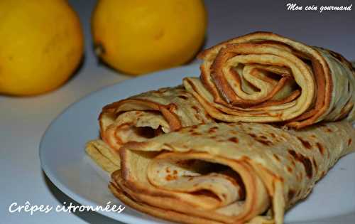 Crêpes citronnées