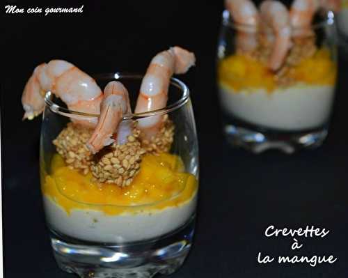 Crevettes à la mangue