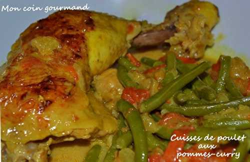 Cuisses de poulet au pomme-curry au multicuiseur