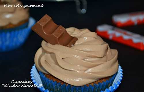 Cupcakes "Kinder chocolat"