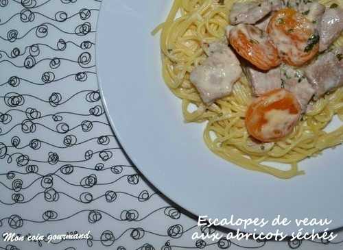 Escalopes de veau aux abricots séchés