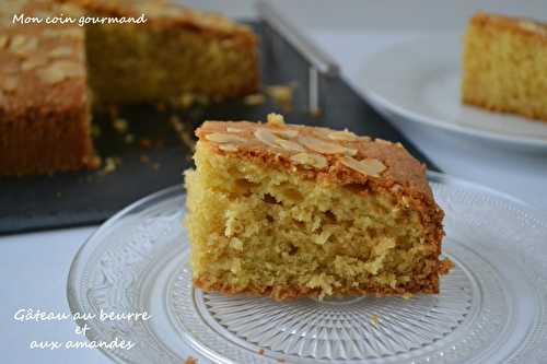 Gâteau au beurre et aux amandes