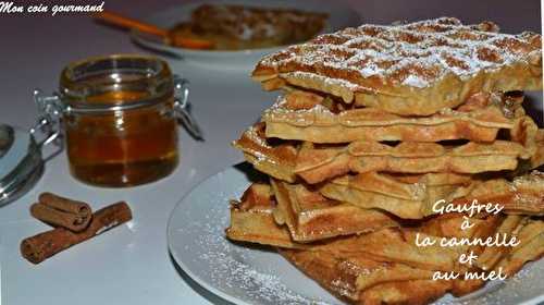 Gaufres à la cannelle et au miel