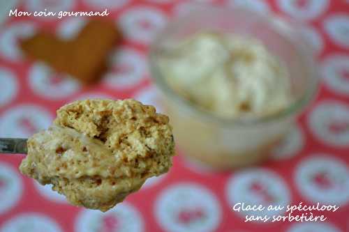 Glace aux spéculoos sans sorbetière