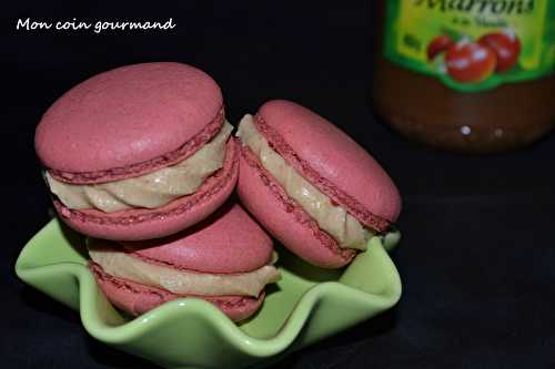 Macarons à la crème de marron