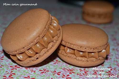 Macarons au chocolat au lait