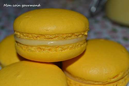 Macarons au citron