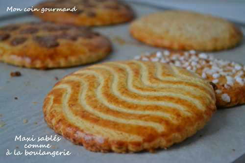 Maxi sablés comme à la boulangerie