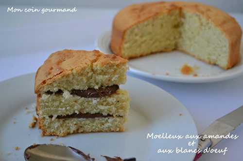 Moelleux aux amandes et aux blancs d'oeuf