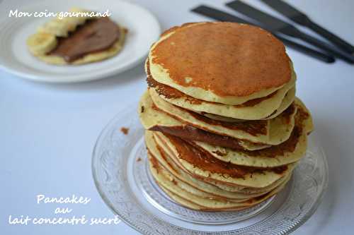 Pancakes au lait concentré sucré