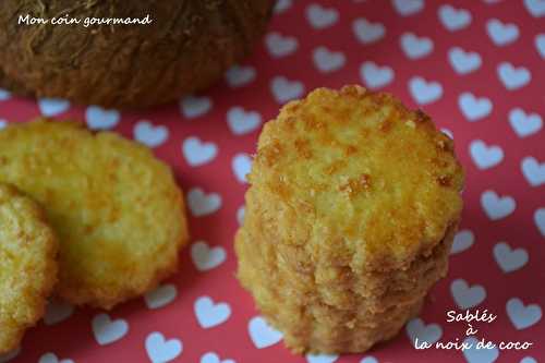 Sablés à la noix de coco