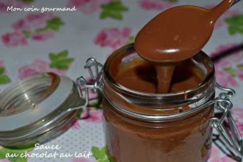 Sauce au chocolat au lait