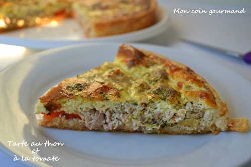 Tarte au thon et à la tomate