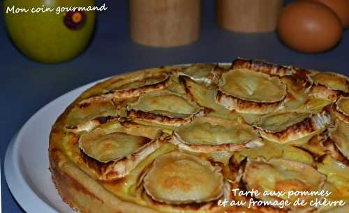 Tarte aux pommes et au fromage de chèvre