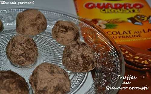 Truffes au Quadro crousti