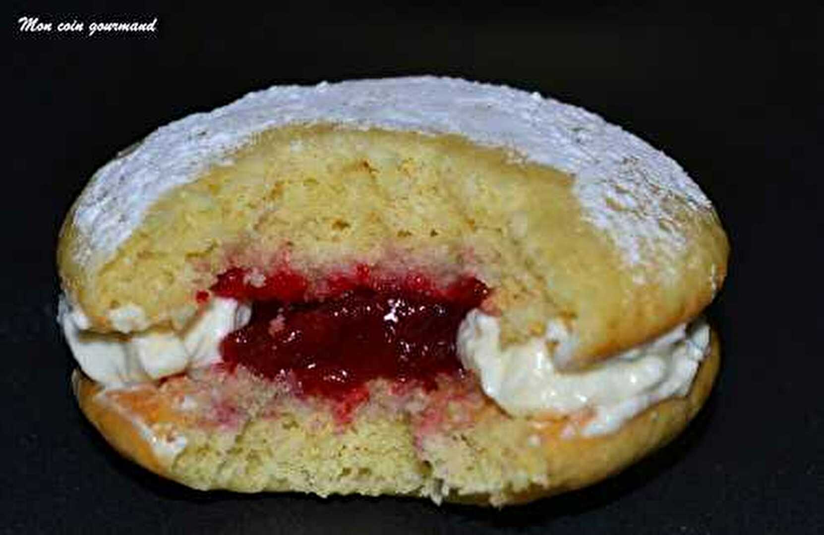 Whoopies cœur de framboise