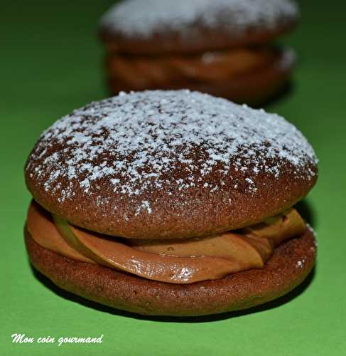 Whoopies fort en chocolat - Mon coin gourmand