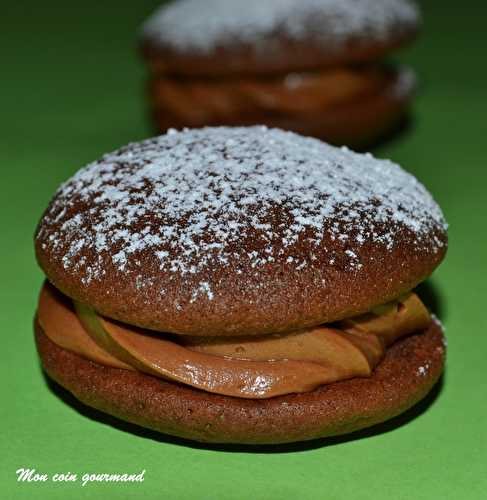 Whoopies fort en chocolat