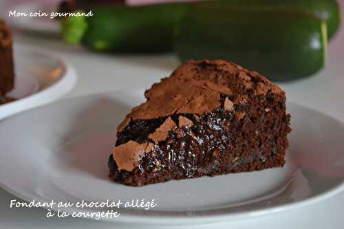 Fondant au chocolat allégé