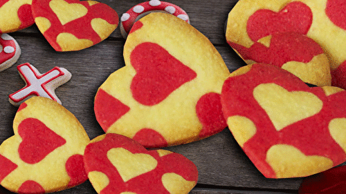 Petits biscuits coeur Saint Valentin