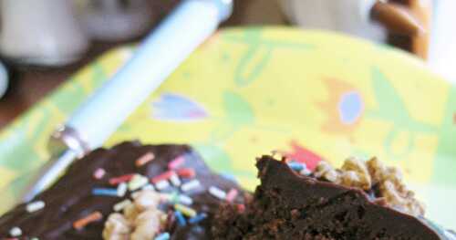 Brownies fondant au chocolat ,noix et noisettes
