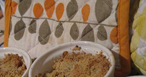 Crumble pomme potiron